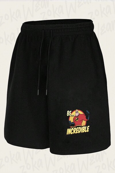 ZOKAWEAR Unisex Incredibles Motto Design Printed Shorts