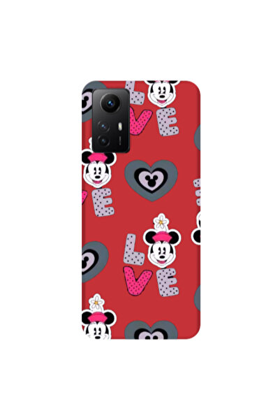 Other Xiaomi Redmi Note 12s Minnie Red Colored Silicone TPU Θήκη