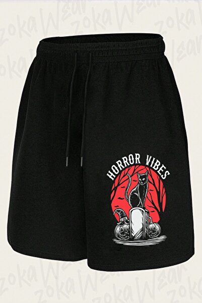 ZOKAWEAR Unisex Horror Vibes Horror Movie Design Printed Shorts