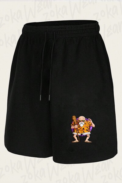ZOKAWEAR Unisex Dragon Ball Master Roshi Design Printed Shorts