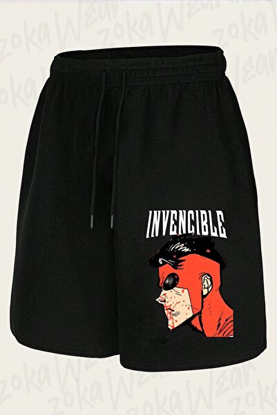 ZOKAWEAR Unisex Σορτς με στάμπα Invincible v15 Design