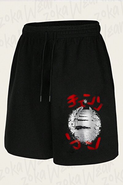 ZOKAWEAR Unisex Chainsaw Man Astronaut Special 2 Σχεδιασμένο με στάμπα σορτς