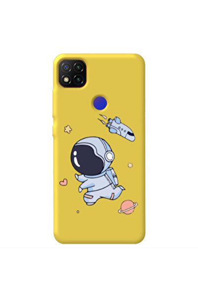Other Xiaomi Redmi 9c Aduket Yellow Colored Silicone TPU Θήκη