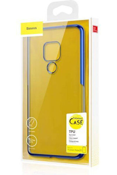 Baseus Husă spate din silicon albastru lucios (Huawei Mate 20) Cod: ARHWMATE ...