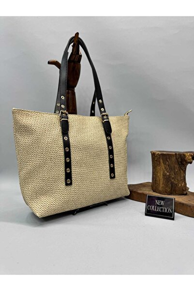 WİKİDAYS.S MODA TRENDİ Women's Shoulder Bag with Wicker Look Leather Strap - ...