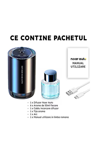Noar Auto DIFUZOR DE PARFUM + 6 AROME