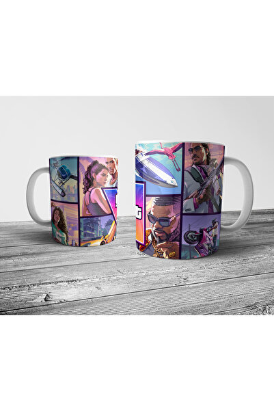 Pixxa Gta 6 - Grand Theft Auto 6 - Gta Vi Mug Cup Model 13