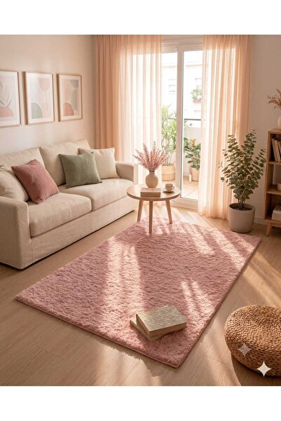 MIRAEDN HOME Yıkanabilir Yumuşak Peluş Post Shaggy Çocuk Odası Oturma Odası S...