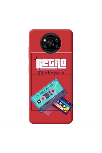 Other Xiaomi Poco X3 /X3 Pro Mixtapes Red Colored Silicone TPU Θήκη