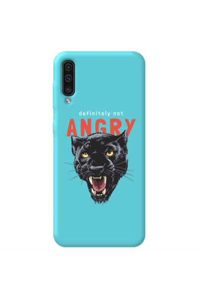 Other Samsung A70 Pointed teeth Turquoise Colored Silicone TPU Θήκη