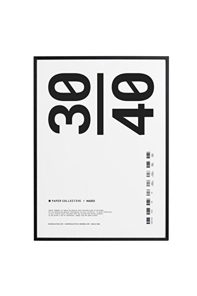 PAPER COLLECTIVE Κορνίζα Τοίχου 90036 30x40 Μαύρο