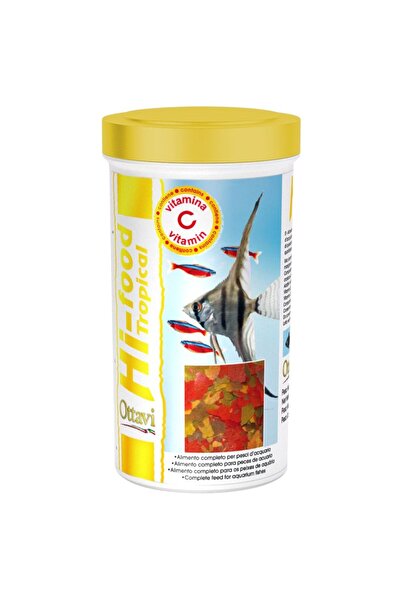 Ottavi Hi-Food Τροφή για Τροπικά Ψάρια σε Νιφάδες 1.200ml/200γρ