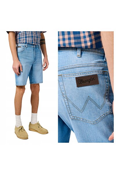 WRANGLER Blugi Barbati Scurti, Wrangler, Texas Shorts, 30 INTL, Albastru, Reg...