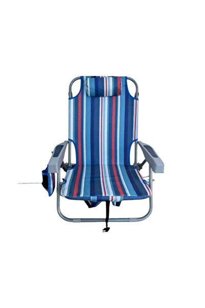 Tradesor Πτυσσόμενη καρέκλα camping - 1613LV - 241750 - Blue/Red