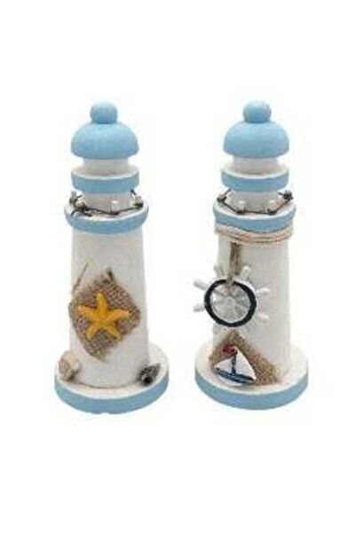 Tradesor Σετ διακοσμητικά Souvenir - Φάρος - 4 τεμάχια - LL2022-23 - 921089