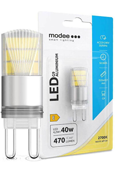 Other Modee Lighting Λάμπα LED 4.2W 143mm Για ντουί G9 Λευκό 470lm ML-G9A4000...