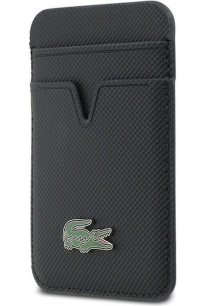 Lacoste Θήκη Καρτών MagSafe Iconic Petit Pique σε Ναυτικό Μπλε χρώμα