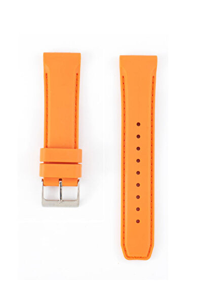 Lacoste Λουράκι καουτσούκ πορτοκαλί 20mm