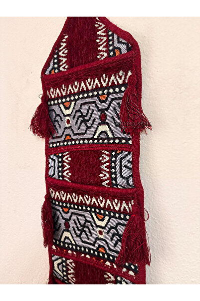 Sultan Sedir Dekoratif Kilim Duvar Cepliği - Bordo