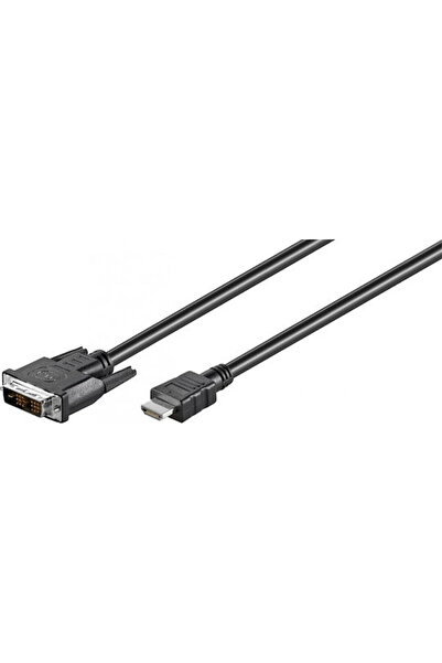 goobay 50579 1μ Καλώδιο DVI-D αρσενικό σε HDMI αρσενικό Μαύρο (50579)