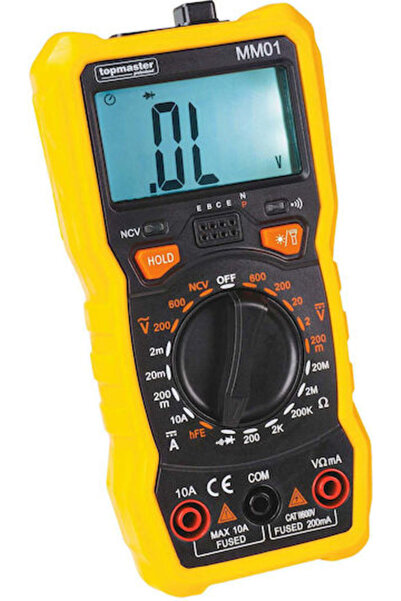 Topmaster Ψηφιακό Πολύμετρο με μέτρηση AC / DC / Αντίστασης / Χωρητικότητας /...