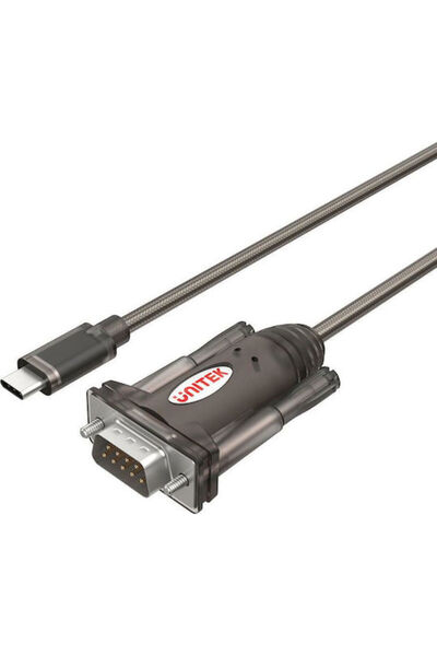 Unitek Καλώδιο USB-C σε RS232 9 ακίδων αρσενικό 1,5μ (Y-1105K) 1 τεμάχιο