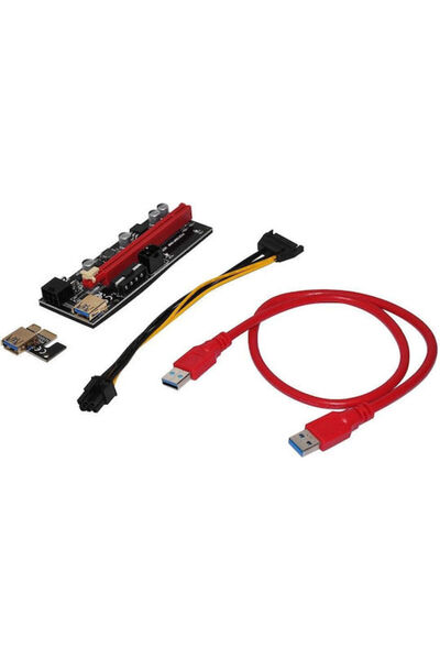 MAKKİ Makki-sr139-270 Επέκταση από PCIe X1 αρσενικό σε PCIe X16 θηλυκό μέσω USB