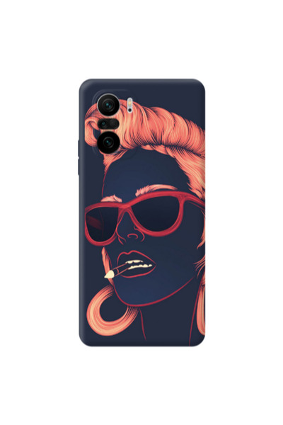 Other Xiaomi Poco F3 Girl retro Transparent Silicone TPU Θήκη