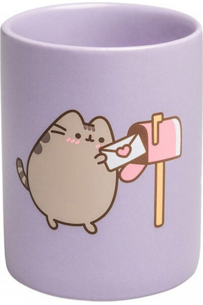 Pusheen Κεραμική Θήκη Μολυβιών 1 τεμάχιο 10.5x8.5x10.5εκ.