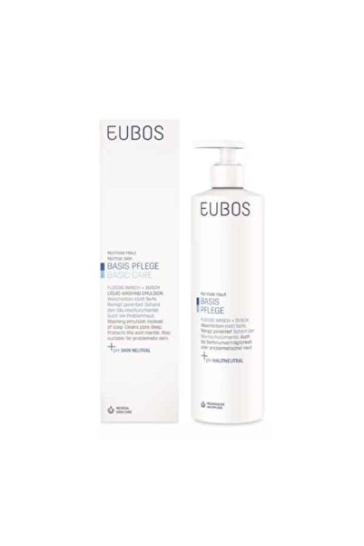 EUBOS Μπλε Υγρό Εμουλσιόν Πλύσης 200ml - Υγρό Καθαριστικό Αντί για Σαπούνι Χω...