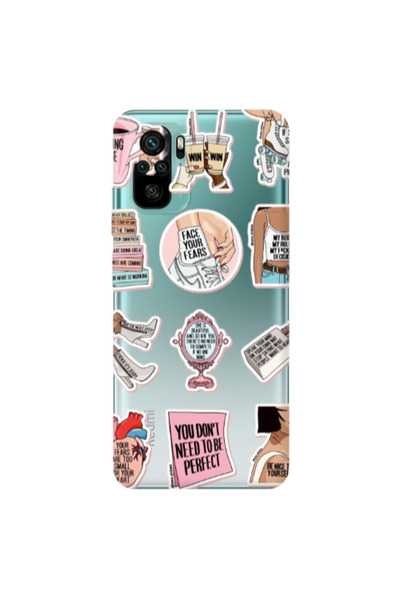 Other Xiaomi Redmi Note 10S Everything will be okay Transparent Silicone TPU ...
