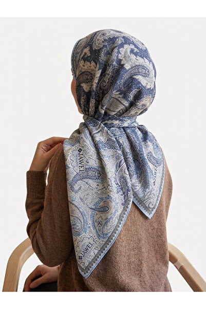 JAWEL SOFT EŞARP DİGİTAL DESEN