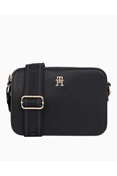 Tommy Hilfiger Black Camera Bag with Th Logo