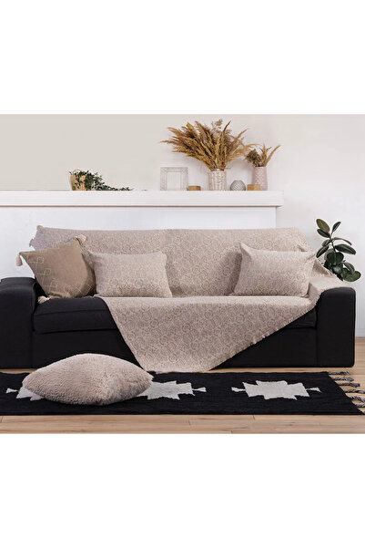 Nef Nef Homeware Κάλυμμα καναπέ Wisely Μπεζ Nef Nef Τριθέσιο