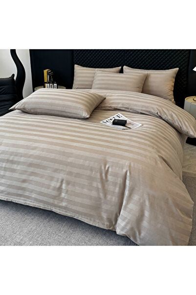 Lenjeria Pufoasa Lenjerie de Pat Damasc Deluxe Luxury 100% Bumbac Premium, 6 ...