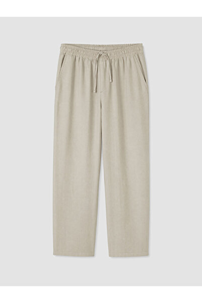LC Waikiki Rmz Gi̇yi̇m Farkiyla Relax Fit Linen Look Men's Trousers