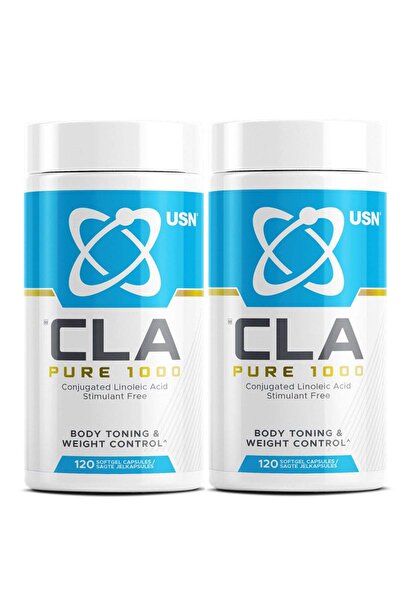 Usn CLA Pure 1000 Body Toning And 120 Softgel Pack of Two
