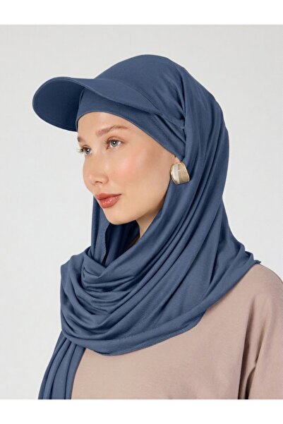 Butikgiz Women's Hooded Neck Covering Sporty Comfortable 100% Cotton Combed C...