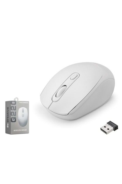 HADRON Q220W Kablosuz Mouse 1600 DPI Beyaz