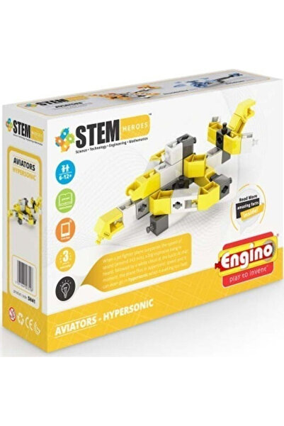 Engino Jucărie de construcție din plastic STEM Heroes Aviatori Hipersonici pe...