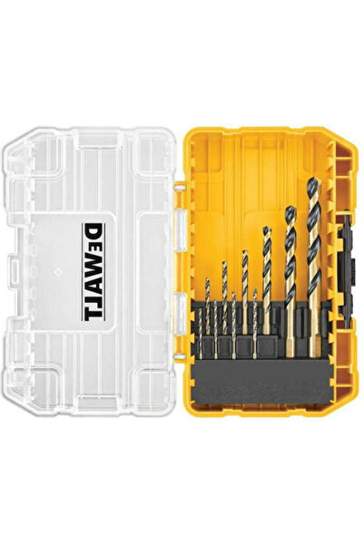 Dewalt Set de 10 burghie diamantate cu tijă hexagonală pentru metal Cod: DT20620