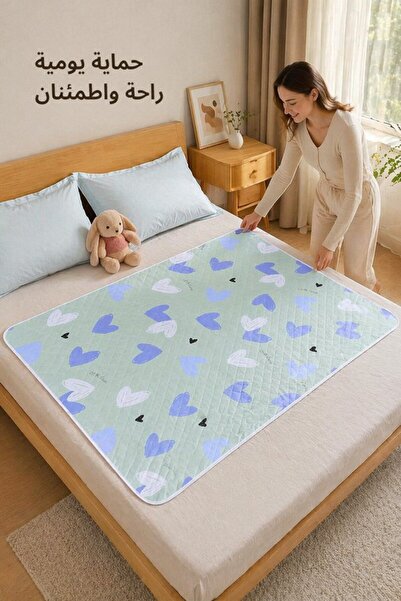 Generic 1 Pack Cotton Waterproof Absorbent Bed Pad 80x120cm Washable Reusable...
