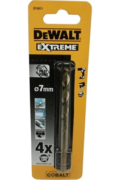 Dewalt Burghiu de cobalt pentru metale HSS-CO 7.0mm, cu coadă triunghiulară, ...