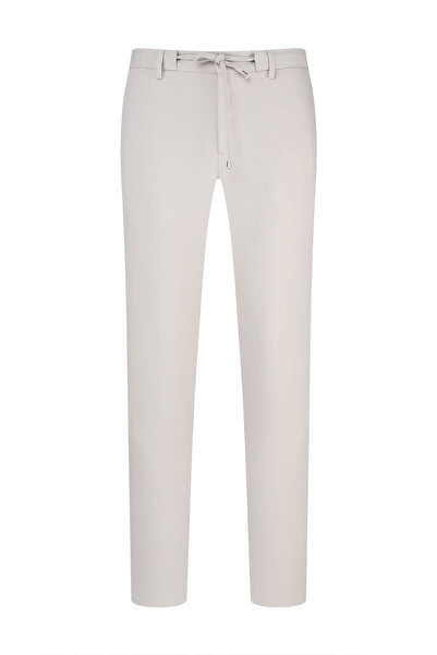 Hatemoğlu Ecru Relaxed Fit Jogger Pants with Side Pockets