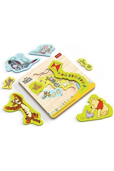 Trefl Puzzle din lemn Winnie Pooh 12 piese