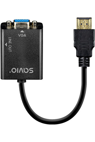 Savio Convertor HDMI mascul la VGA femelă