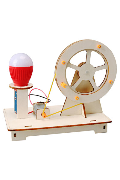 Choice 1Pcs Student Science Experiment DIY Kit Hand Cranked Generator Toys Cr...