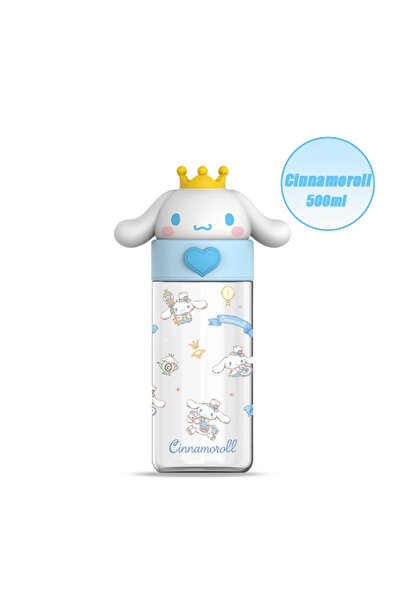 Choice3 Joytop Cinnamoroll 500ml Kawaii Sanrio Dolls Transparent Cup Cartoon ...