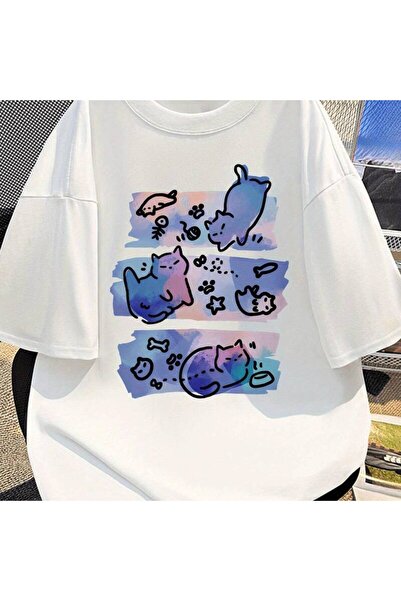 LİNA06 Men's Summer Streetwear T-Shirt Stretch Round Neck Short Sleeve Tee Su...