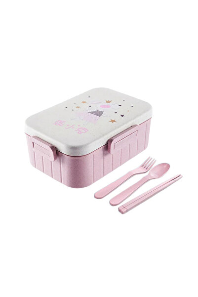 STAR BABiES - Lunch Box With Compartment - Pink